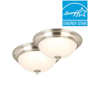 (2-PACK) CE JAL8011L/BN 13" Brushed Nickel LED Flushmount 1001720499
